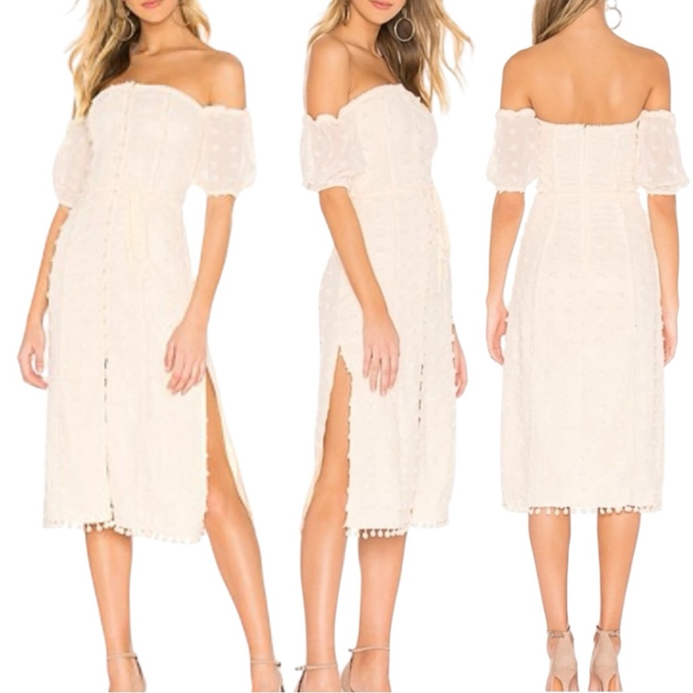 NEW TULAROSA Lori Dress in Ivory Size S